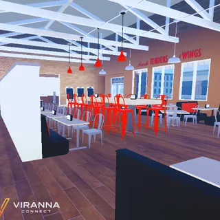 Commercial Fast-Casual Dining Interior